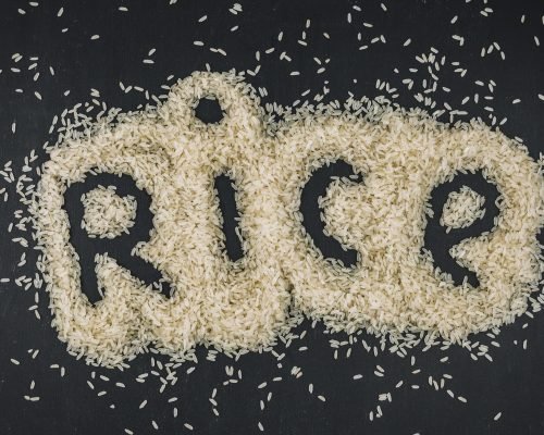 rice-writing-heap-grains